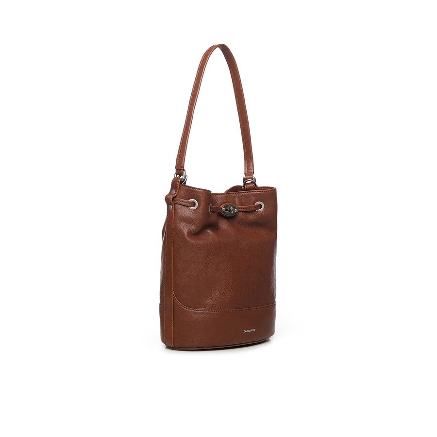 Zanellato Leather Shoulder Bag Adjustable Strap In Brown