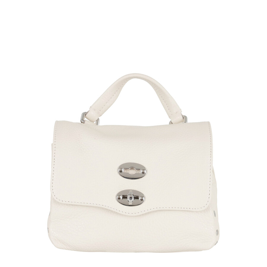 Zanellato Daily Baby Shoulder Bag With Metal Hardware In White