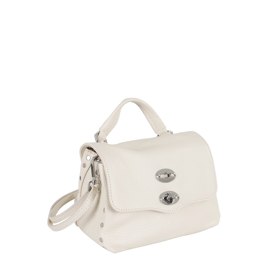 Zanellato Daily Baby Shoulder Bag With Metal Hardware In White