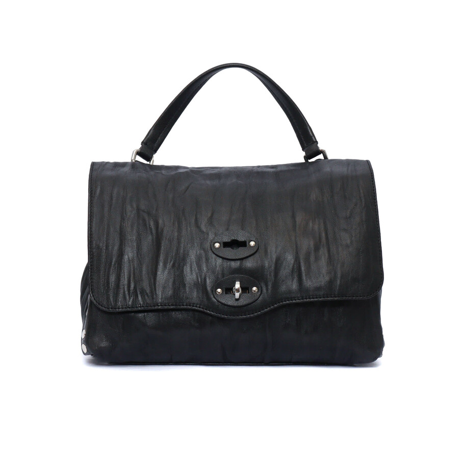 Zanellato Postina Plisse Size S Color Black Lazzarone In Black