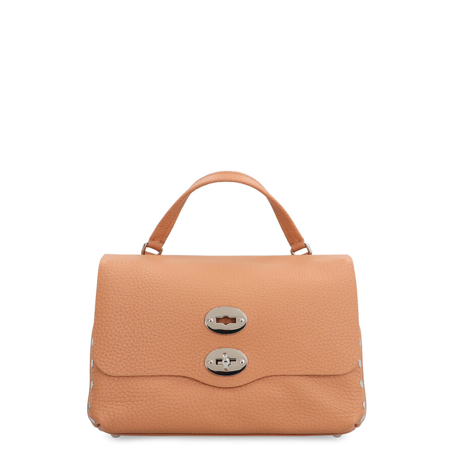 Zanellato Postina Daily Small Leather Handbag In Brown