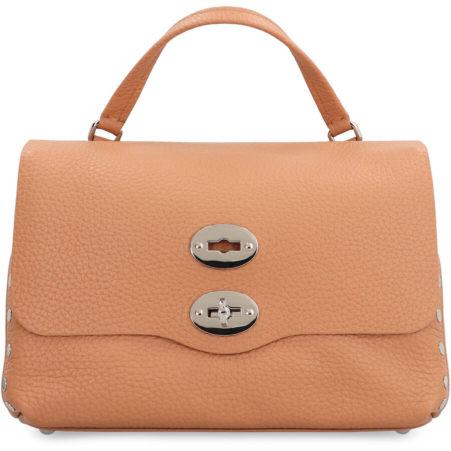 Zanellato Postina Daily Small Leather Handbag In Brown