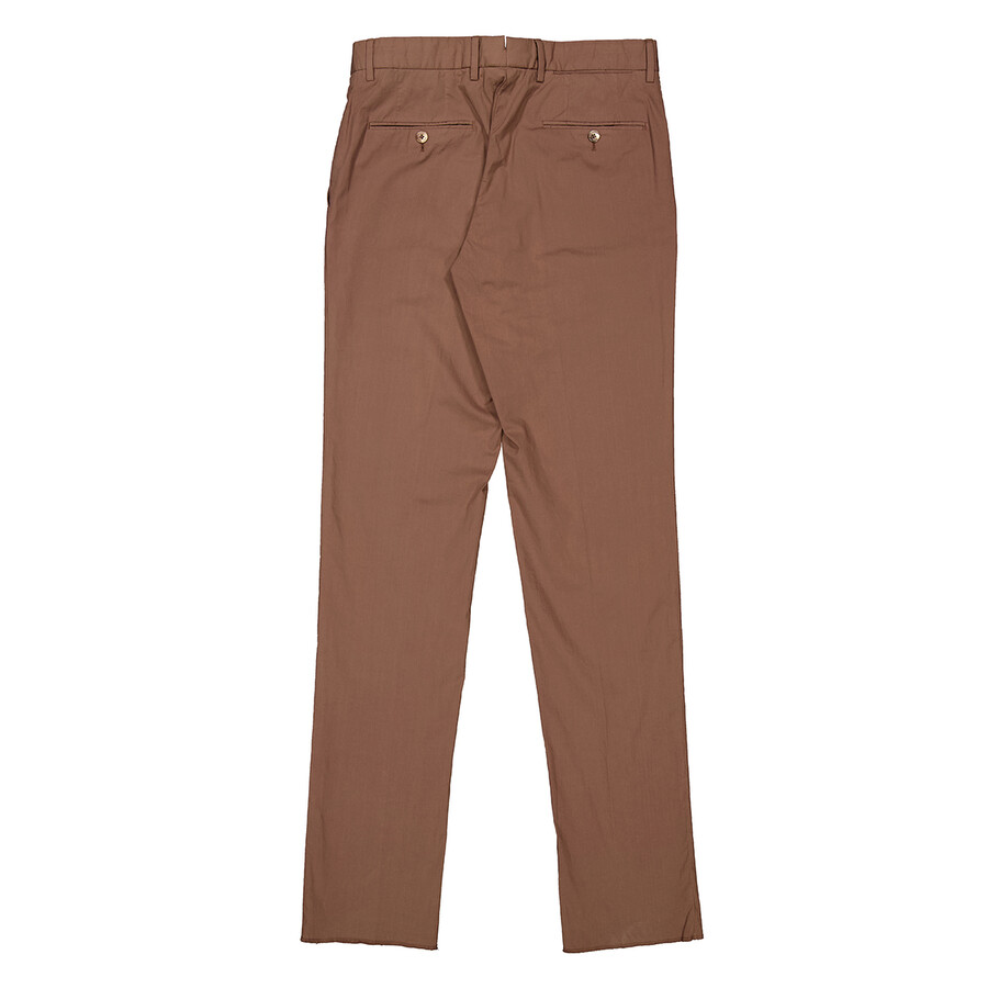 Zegna Classic Long Formal Trousers In Brown