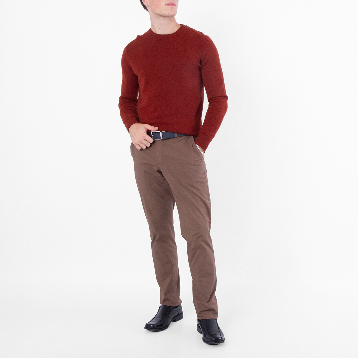 ZEGNA 클래식 롱 포멀 바지