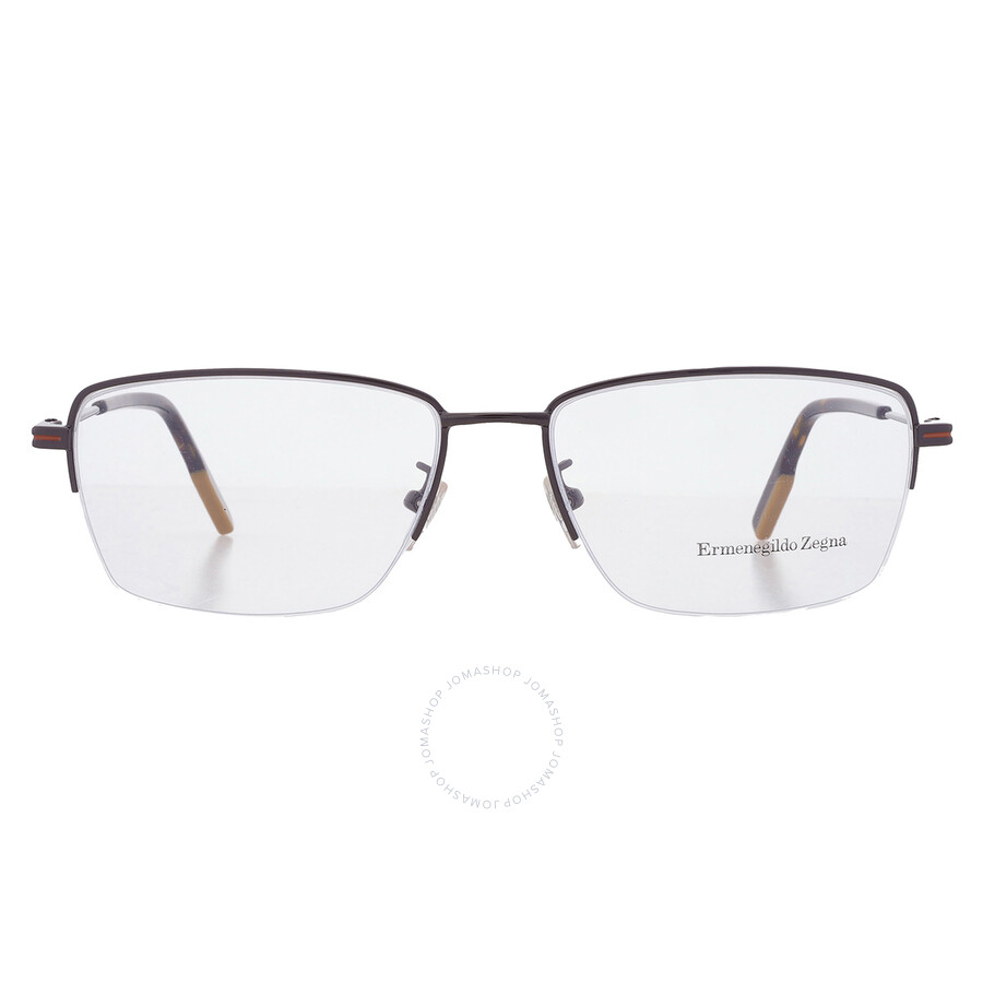 Zegna Demo Rectangular Men's Eyeglasses Ez5165-d 012 56