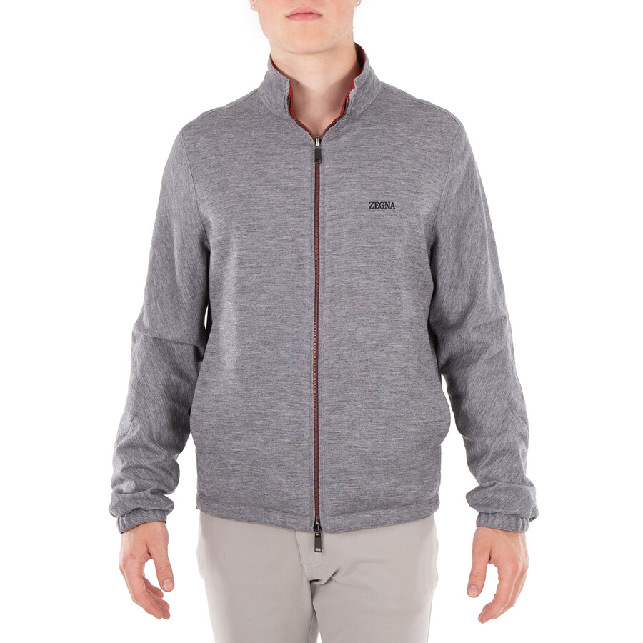 Rust Lightweight Reversible Zip-Up Jacket