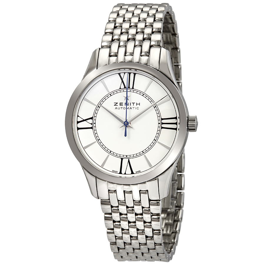 Zenith Captain Ultra Thin White Dial Ladies Watch 03231067938M2310