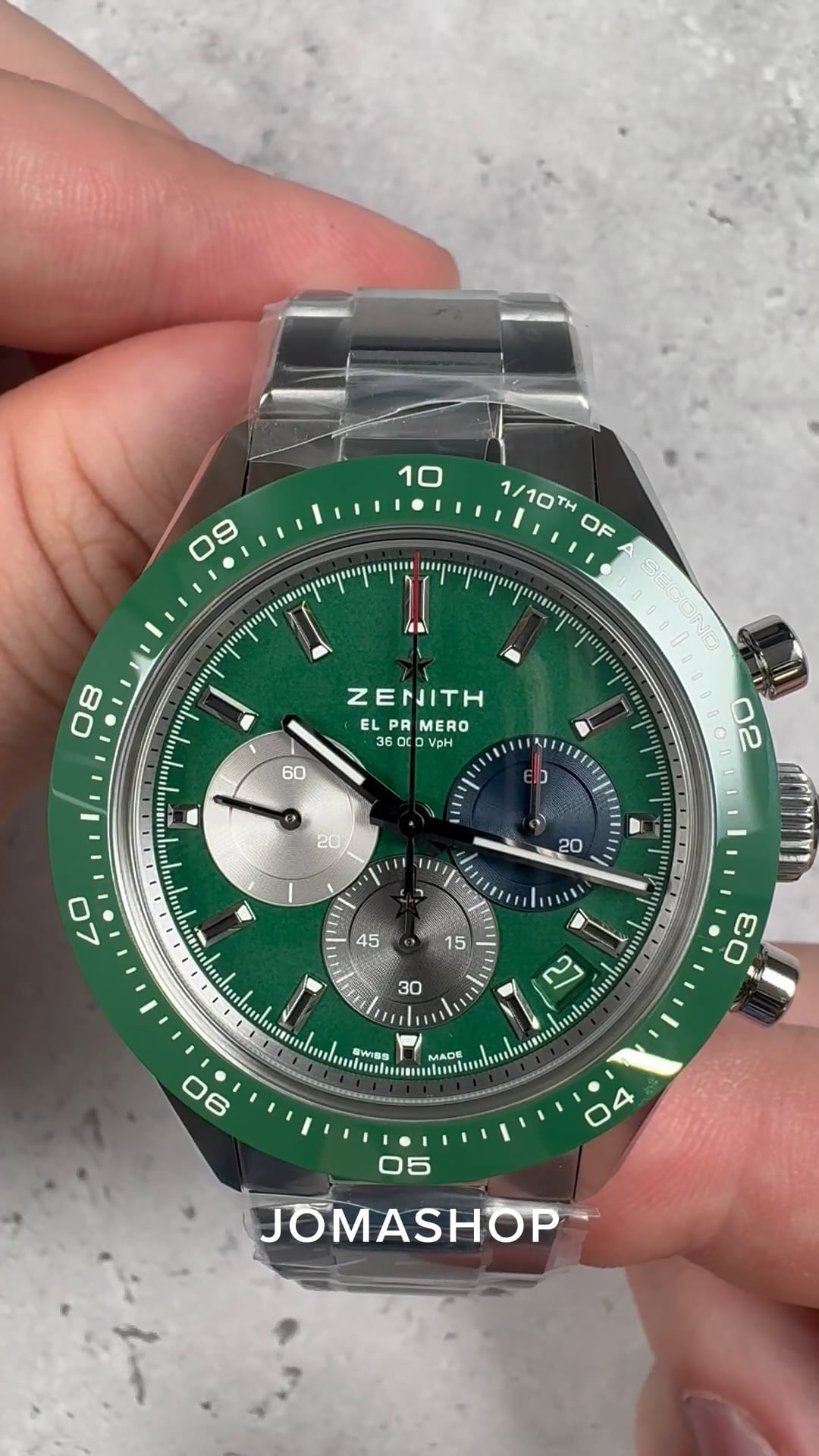 Zenith Chronomaster Sport Automatic Green Dial Men's Watch 03.3119