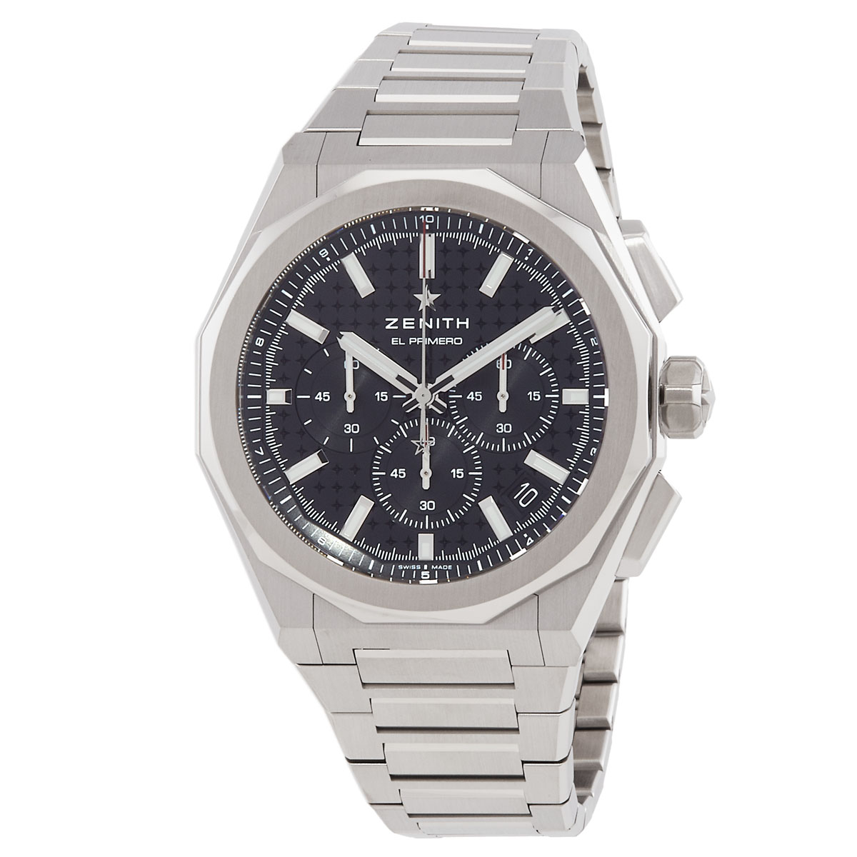 Defy Chronograph Automatic Chronometer Black Dial Men's Watch