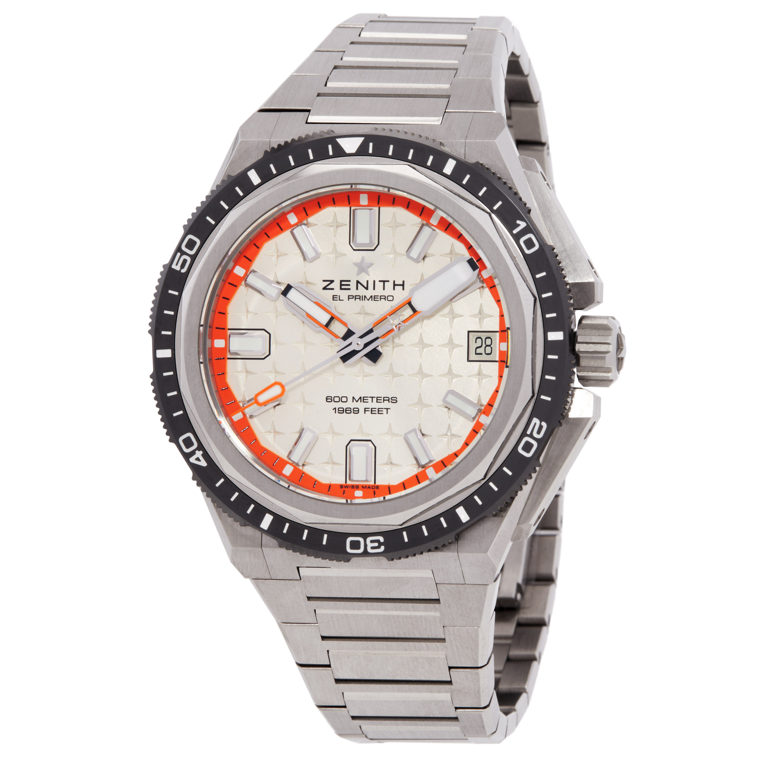 Zenith Defy Extreme Diver Automatic Silver Dial Men's Watch 95.9600.3620/01.I300