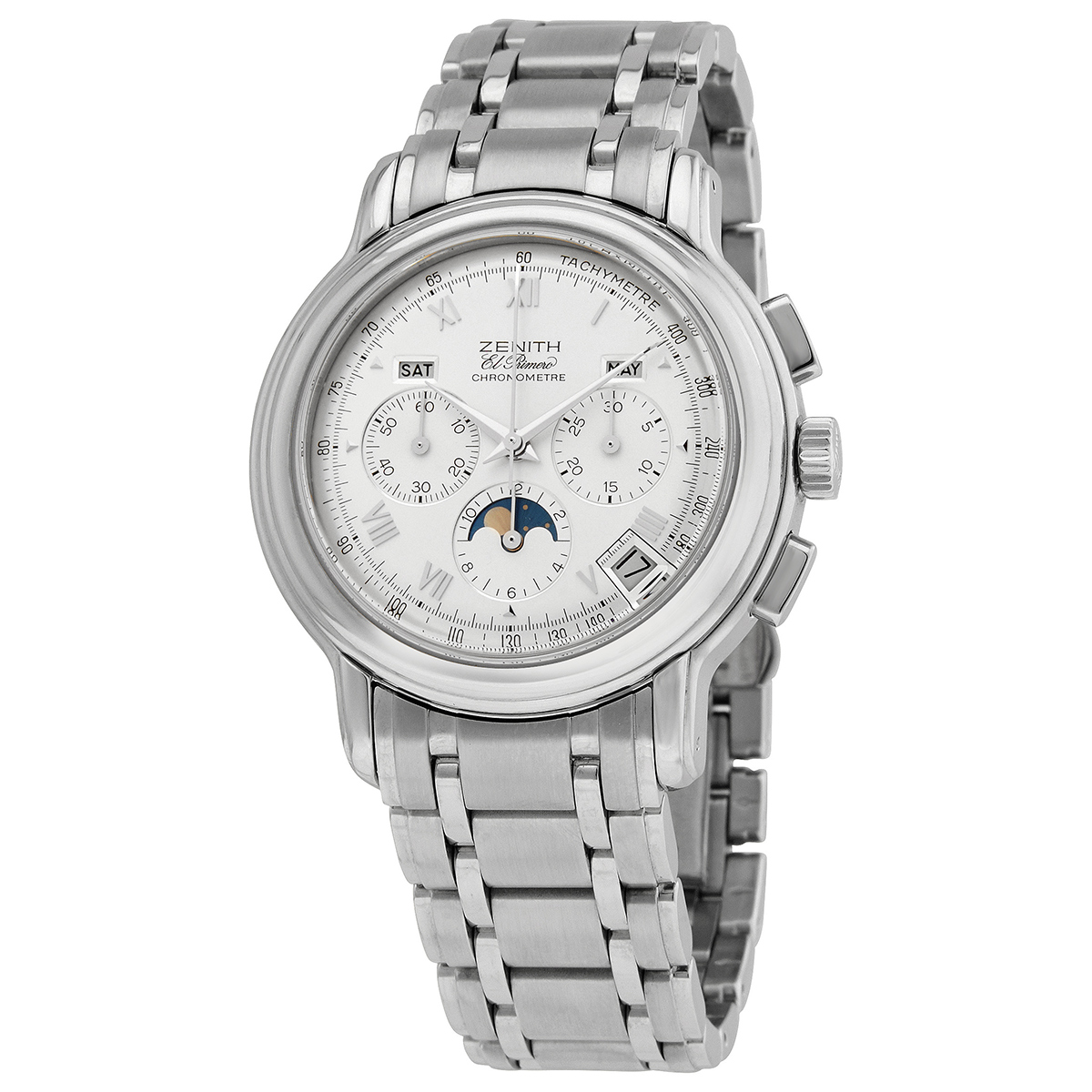 Zenith El Primero Chronograph Automatic Silver Dial Men's Watch 02.0240.410/01GB