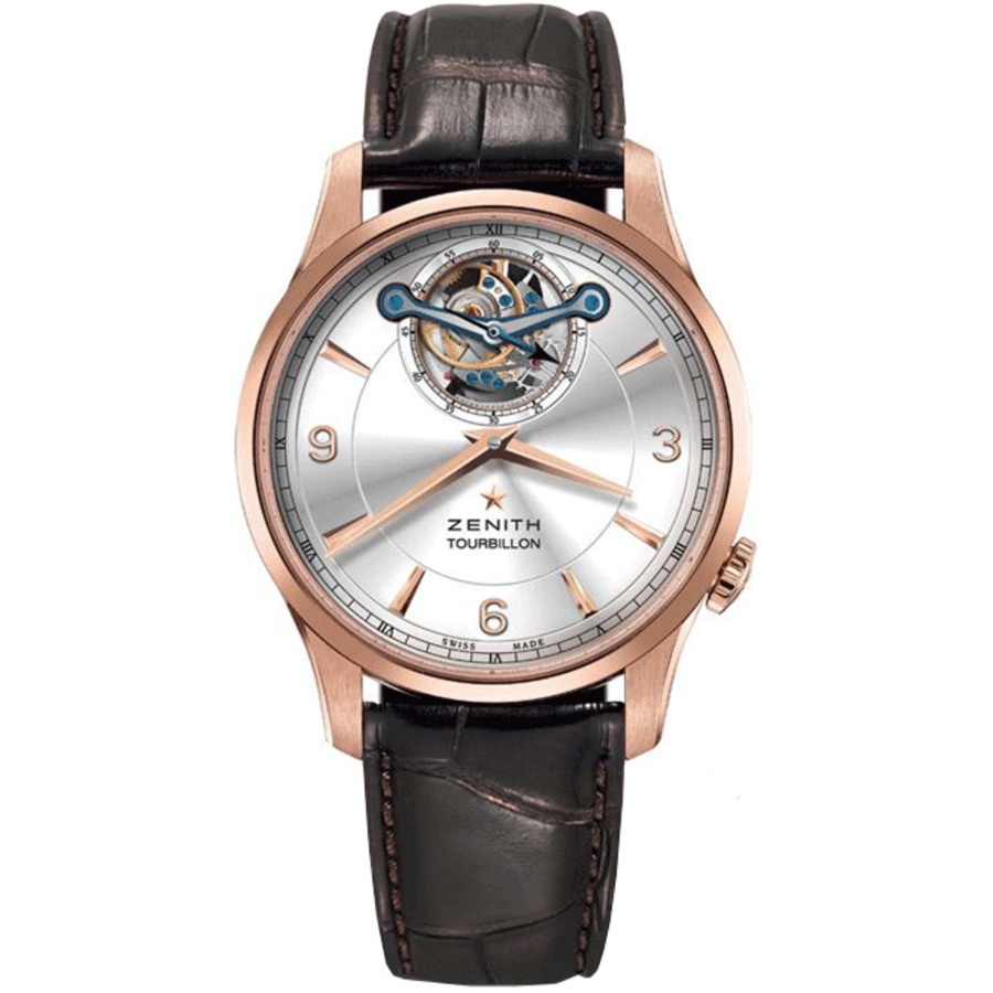 Zenith El Primero Tourbillon Automatic White Dial Men's Watch 18.2192.4041/01.C498