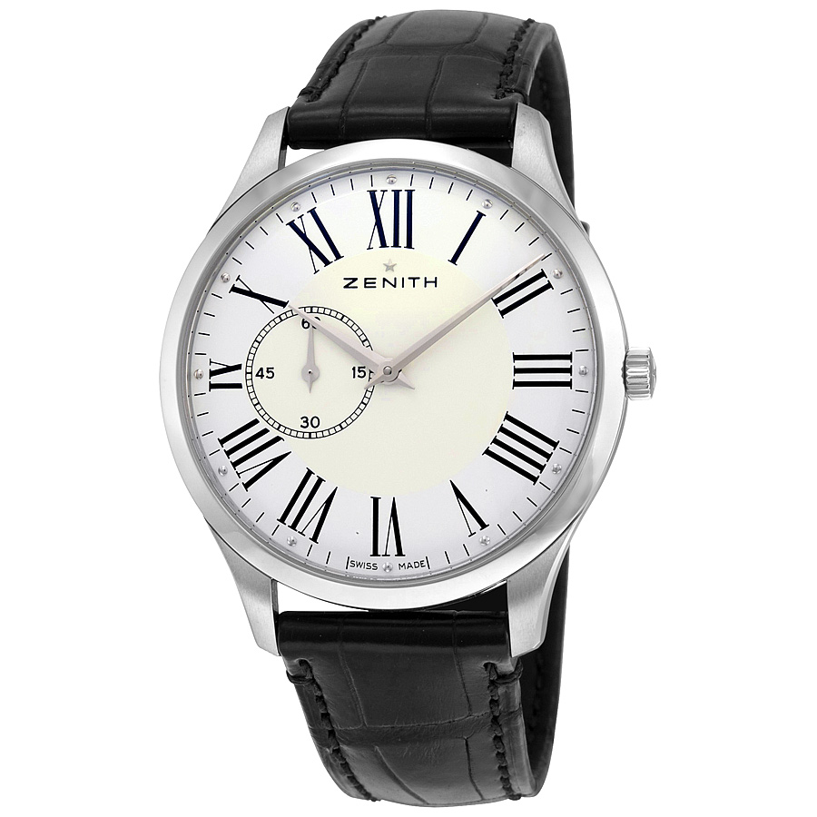 Zenith Elite Ultra Thin Automatic White Dial Men's Watch 03201068111C493