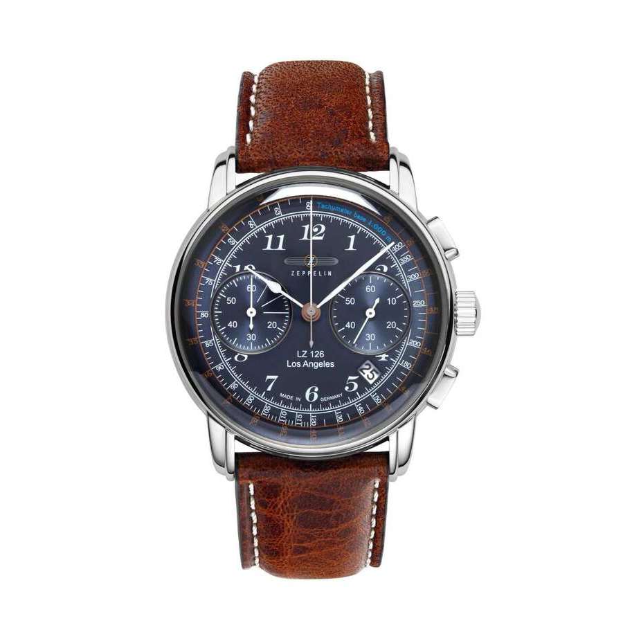 Zeppelin Lz 126 Los Angeles Blue Dial Men's Watch 76143