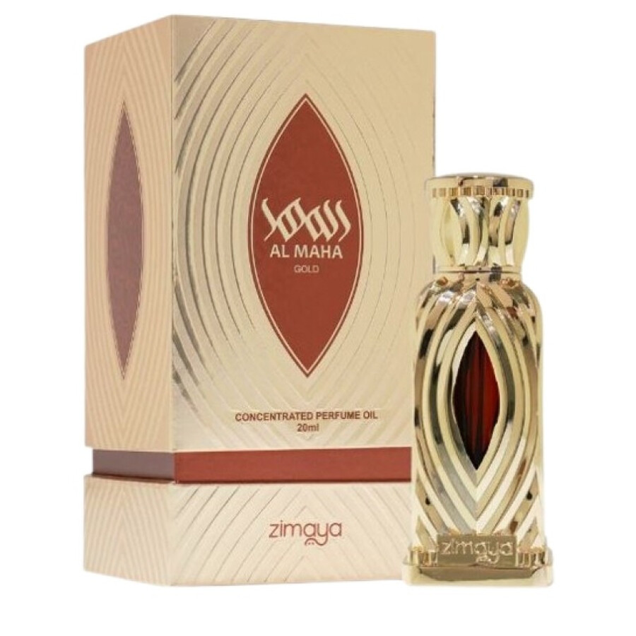 Zimaya Unisex Al Maha Gold Perfume Oil 0.67 oz Fragrances 6290171075424
