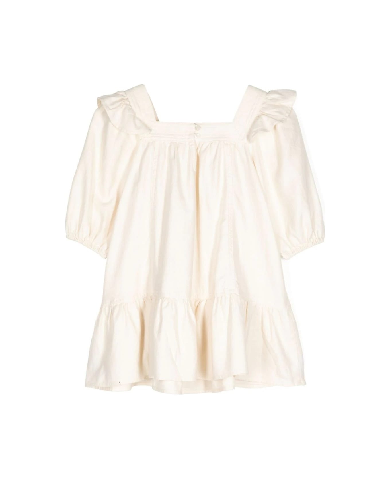 Zimmermann Girls Halliday Puff-sleeves Dress
