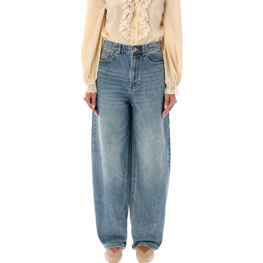 Zimmermann Denim Barrel Sketch Illustr