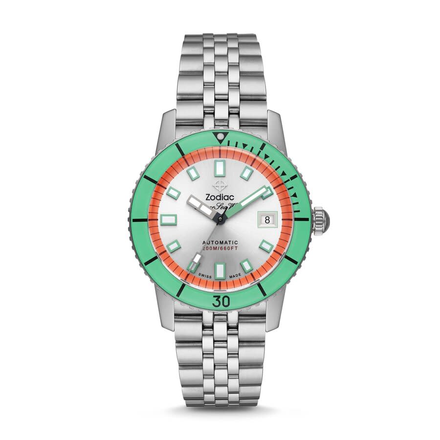Zodiac Super Sea Wolf Automatic Silver Dial Men's Watch ZO9269